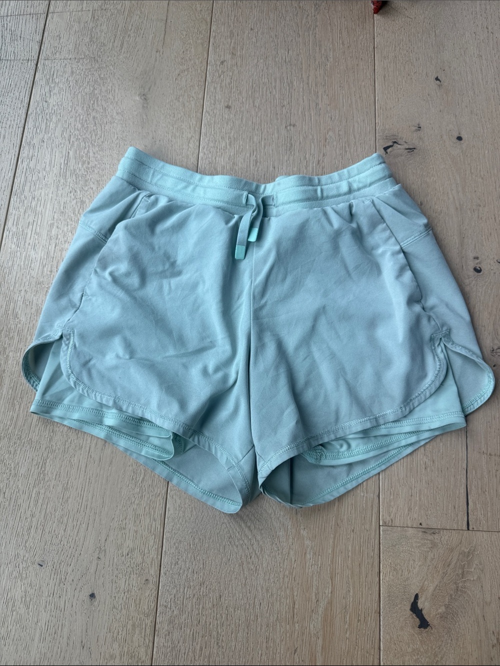 all in motion Light Aqua Drawstring Athletic Shorts